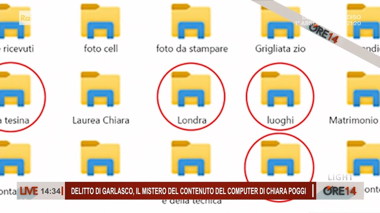 Garlasco, il mistero del contenuto del computer di Chiara Poggi - Ore 14 del13/03/2026