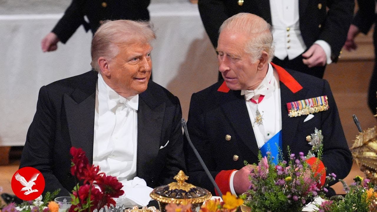 Donald Trump takes swipe at Prince Harry during state banquet speech