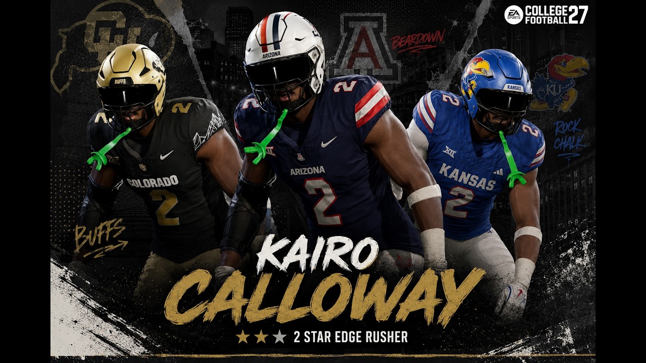 The Rise Of Kairo Calloway | 2-Star EDGE | CFB 27 RTG Ep. 1