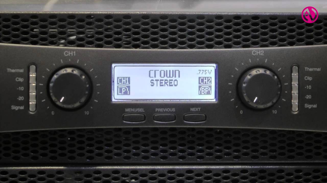 Crown unveils XLS 1002 Drivecore amp
