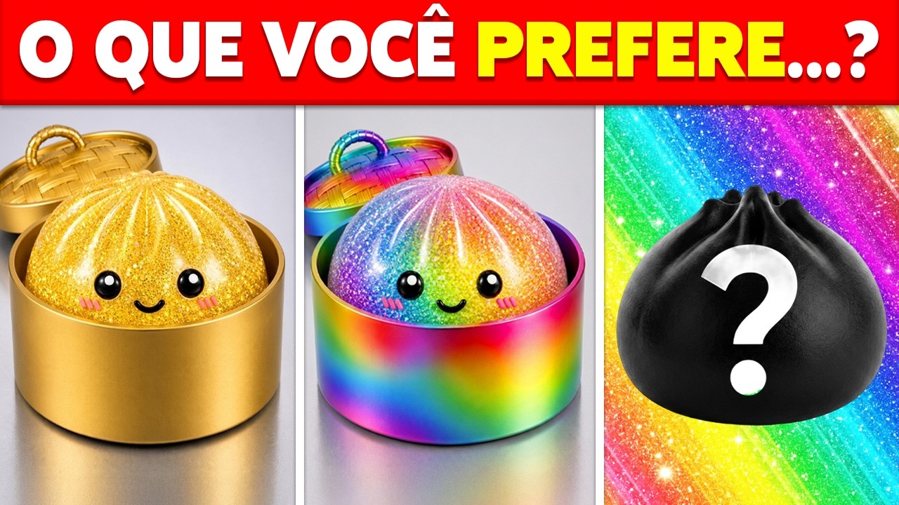 O QUE VOCÊ PREFERE...? Especial PRESENTE MISTÉRIO 🎁💎❓ 60 Escolhas Impossíveis