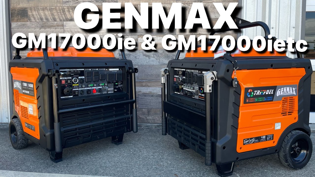 Генератор GENMAX GM17000ietc Tri Fuel в сравнении с газовым инверторным генератором GM17000ie