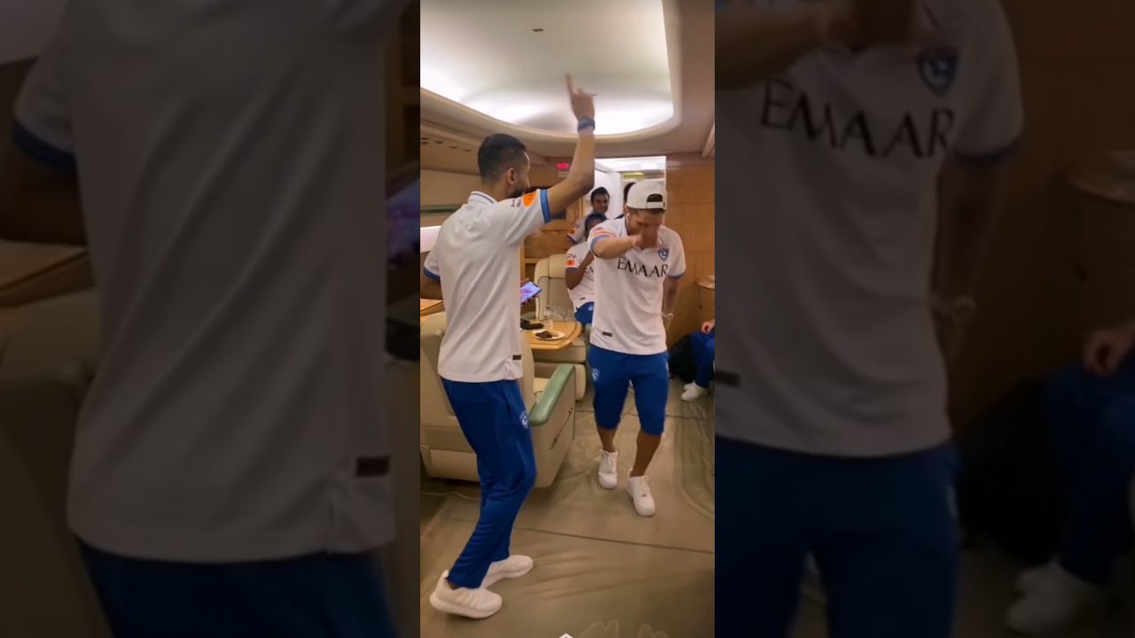 رقص وفرحة لاعبين الهلال | بالفوز بالدوري 2021 🔥💙💙😍😍