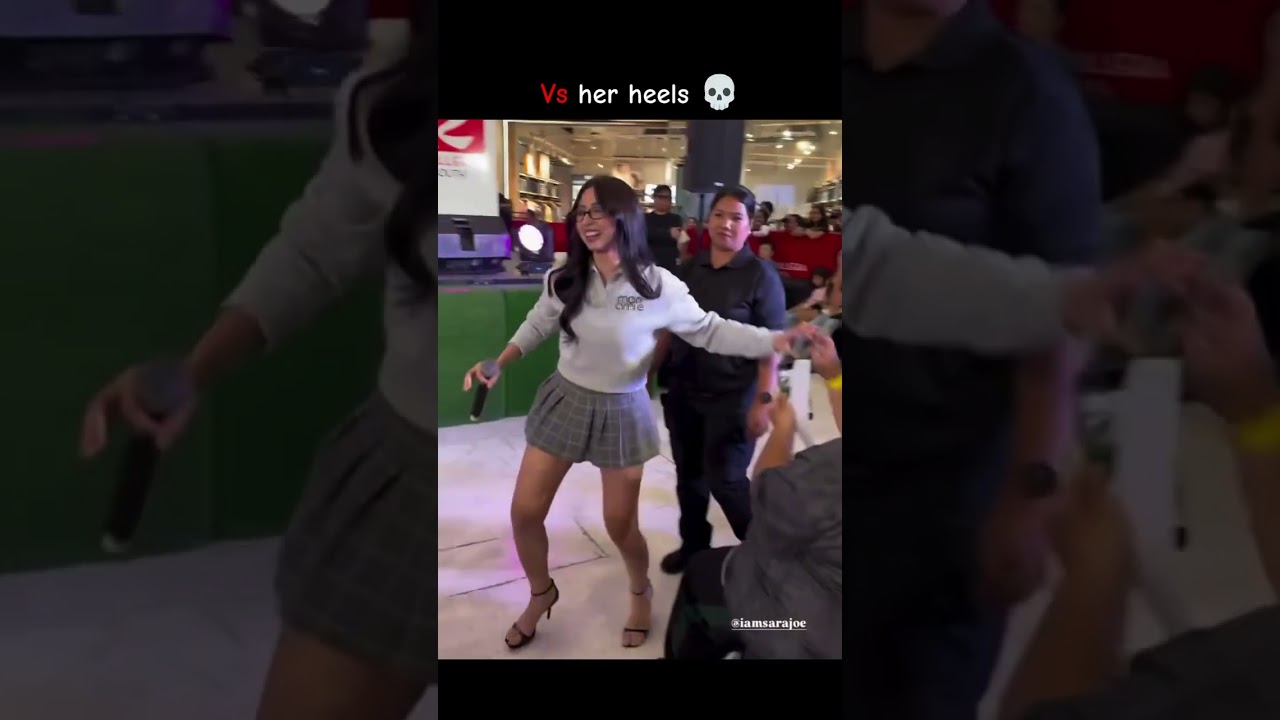 her heels 💀 #ashtineolviga #sarajoe #sectione #amnseseason2 #ashdres #frosa #mysubscribers