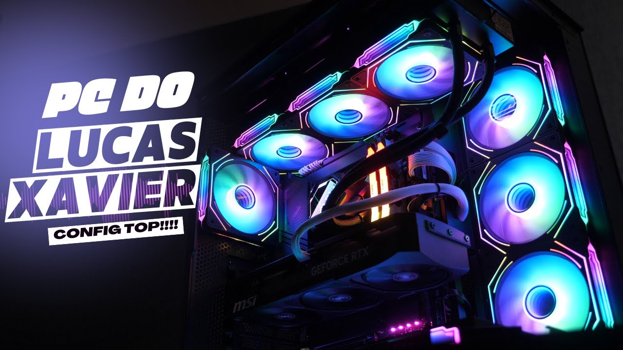 MONTEI UM PC ABSURDO pro Lucas Xavier 😱 Configuração INSANA!