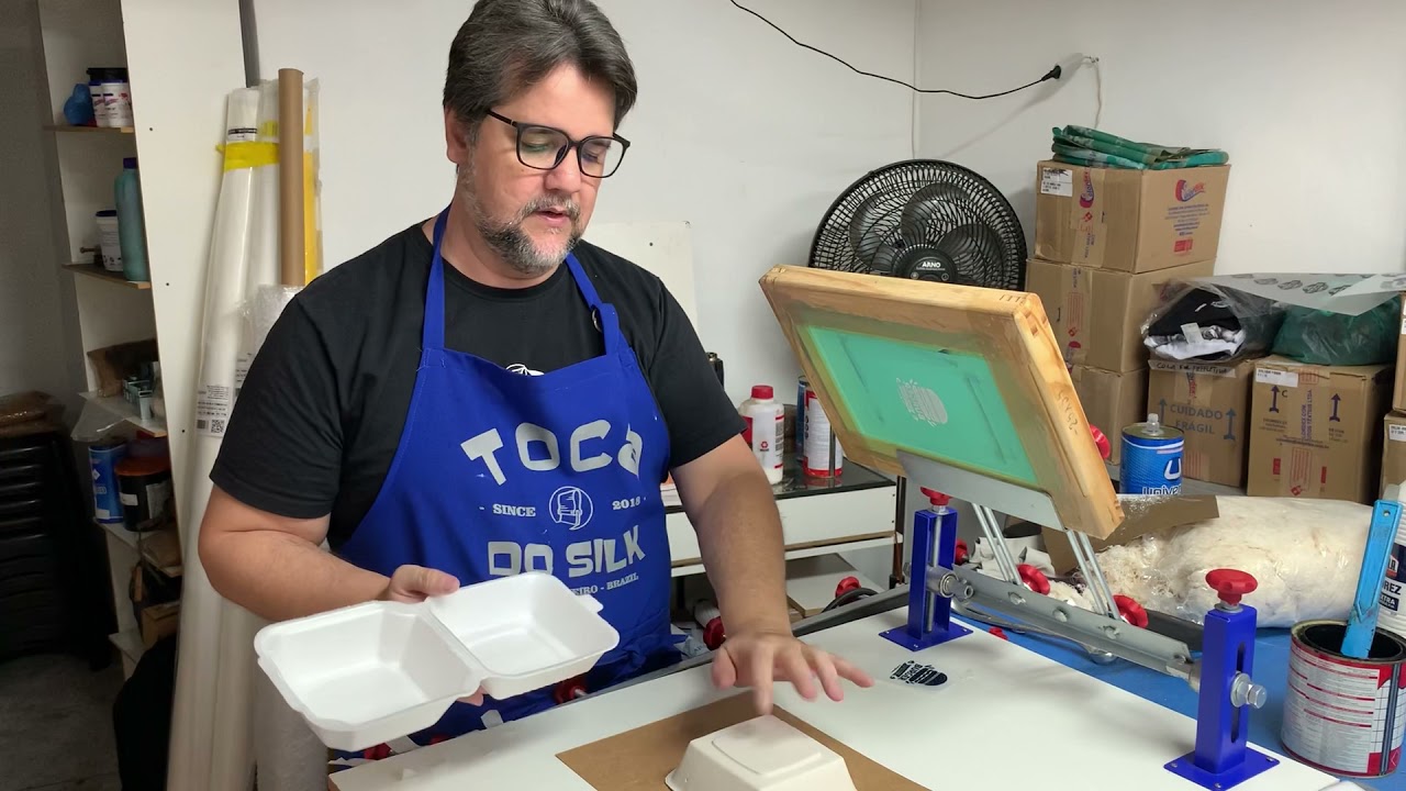 Como Personalizar Embalagens de Isopor Para Delivery com Serigrafia (Método Simples)