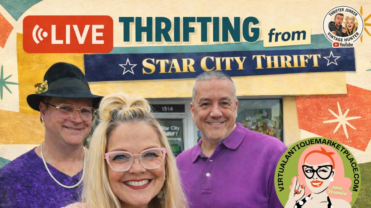 VAMP Tuesday Vintage Party Live Thrifting From Star City Thrift!
