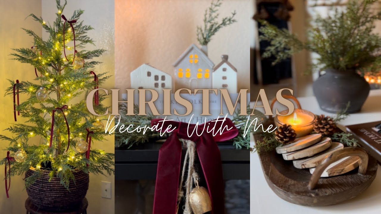 Christmas Decorate With Me 2023 | Living Room Decorating