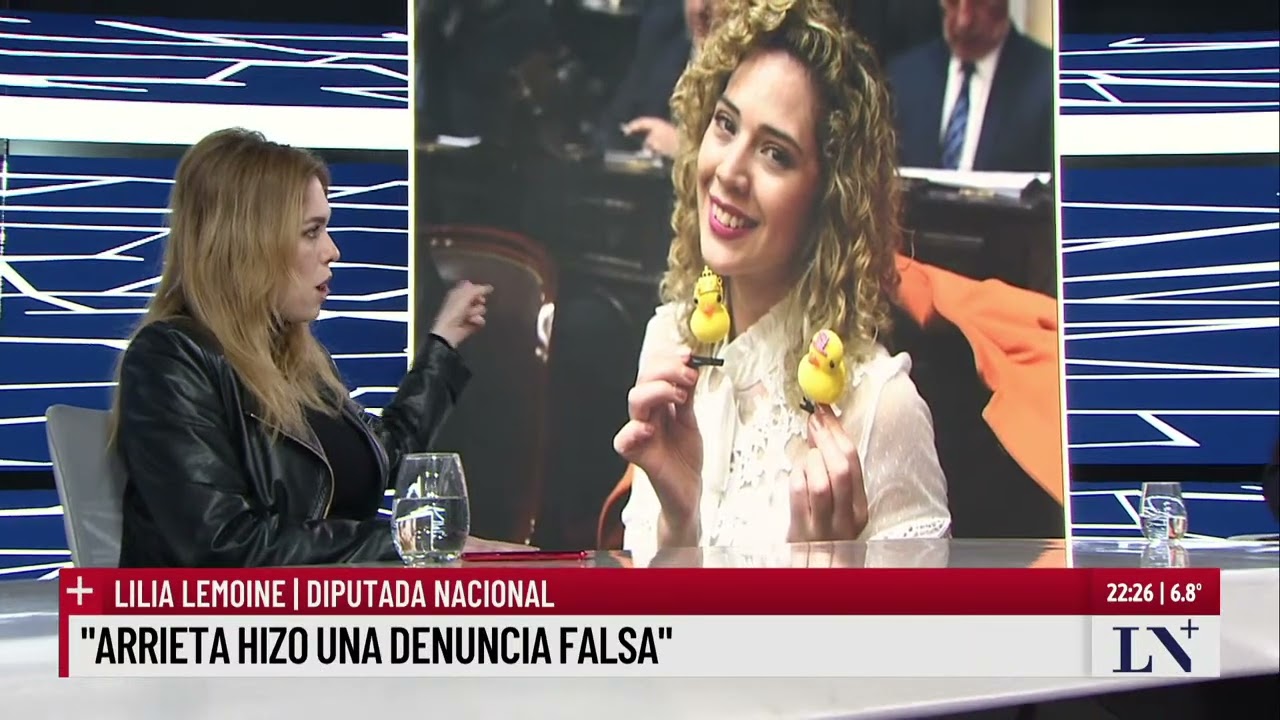 Lilia Lemoine: "Villarruel tiene una agenda propia y eso está mal"