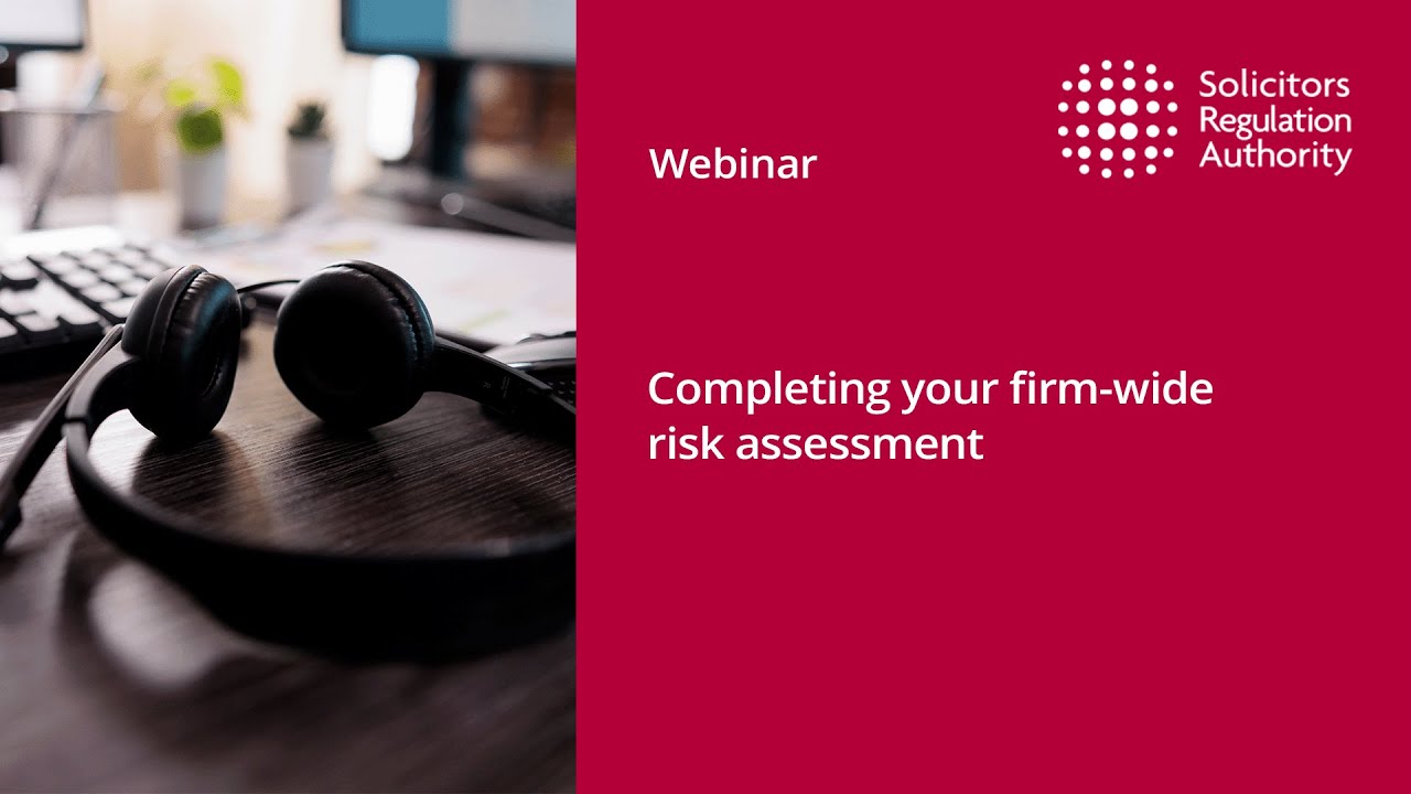 Completing your firm-wide risk assessment