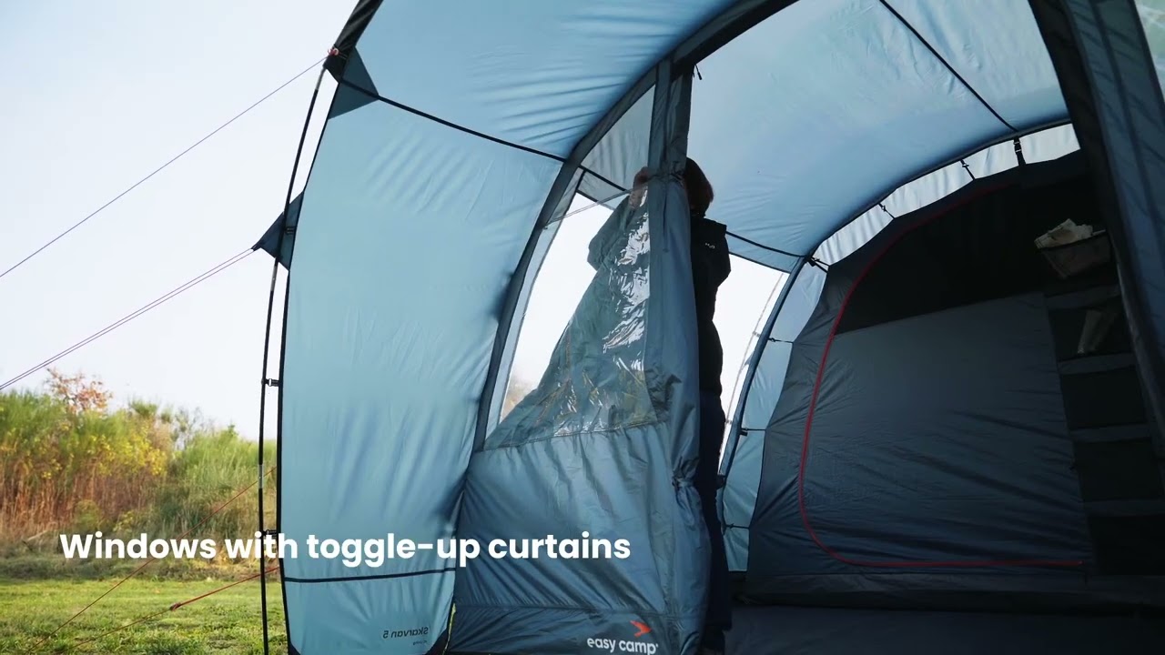 Tienda Campaña 5 y 6 personas EasyCamp Skarvan | Muchocamping