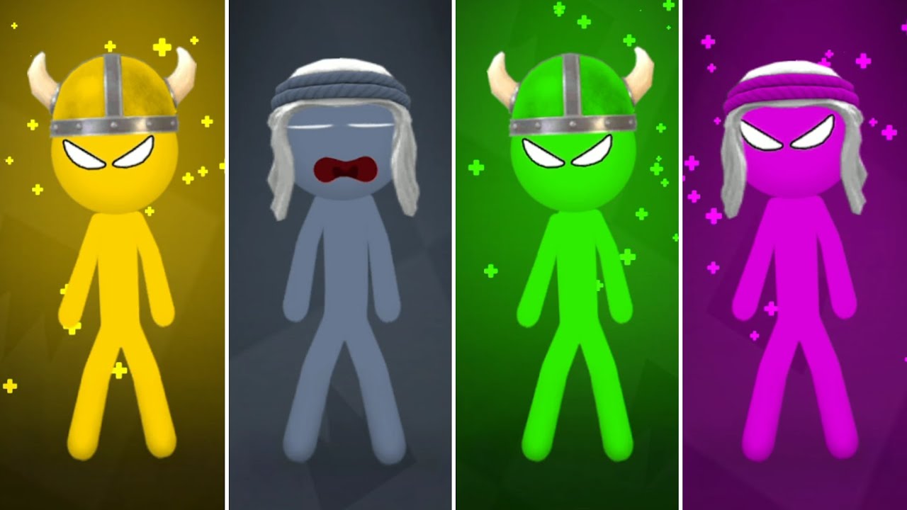 Stickman Party All Random MINIGAMES 1234 Player Games 2022 Gameplay