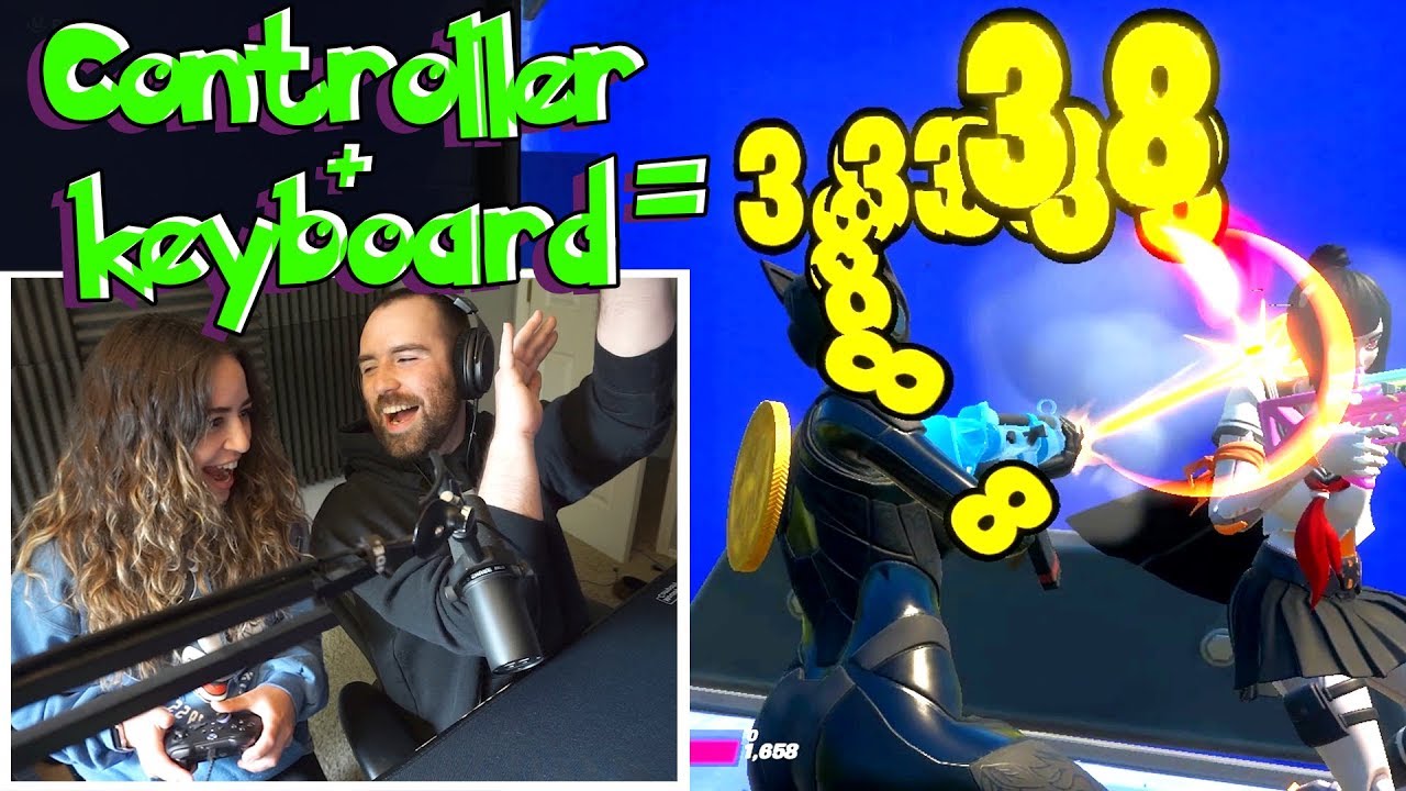 I'm Building While She's Aiming on Controller (SERIOUSLY OP) | Fortnite