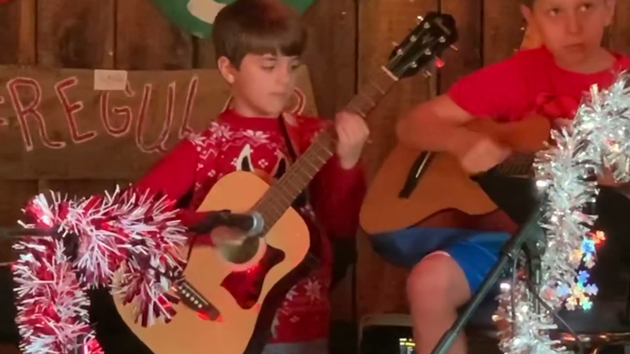 Patrick Horan after 2 years of guitar lessons!