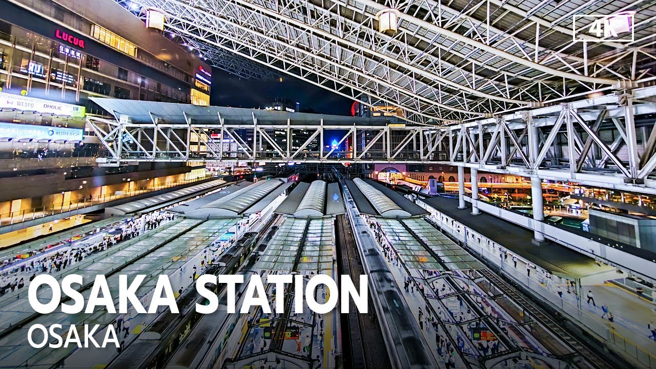 The Most Futuristic Station in Japan at Osaka Station2023 [4K]