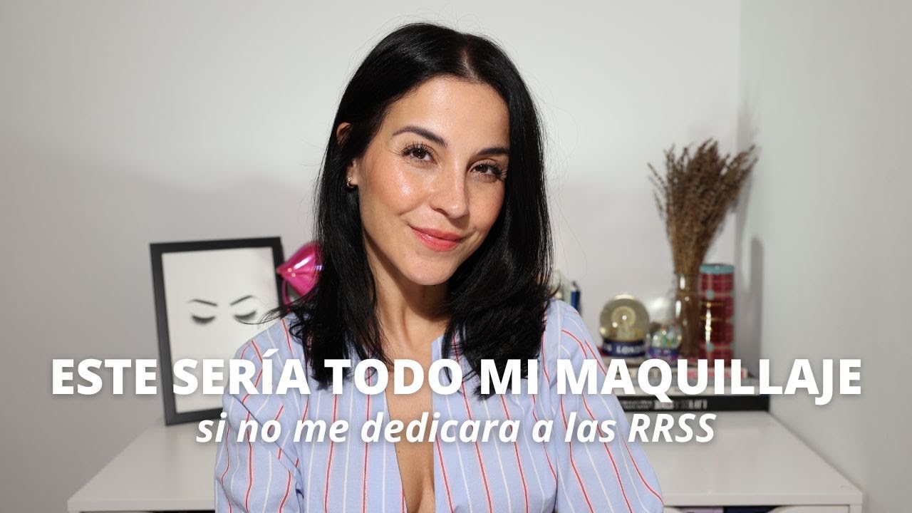 Este sería todo mi maquillaje, si no me dedicara a las redes sociales | Y todo entra en un neceser