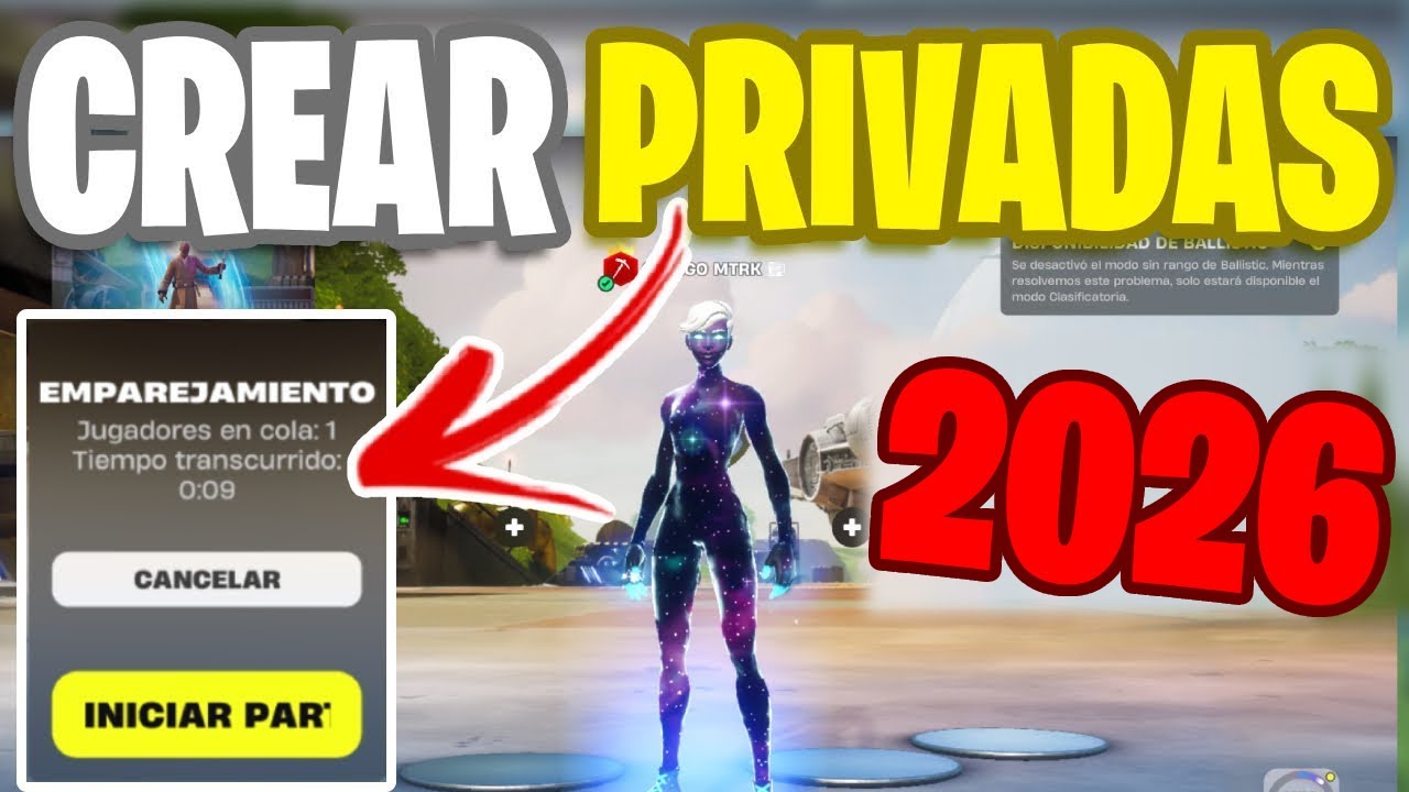 ✅COMO CREAR PARTIDAS PRIVADAS💎 EN FORTNITE EN 2026👈