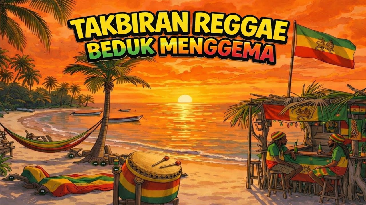 GEMA TAKBIRAN FULL REGGAE VERSION 2026 🌴 - Beduk Menggema Nonstop 🔥