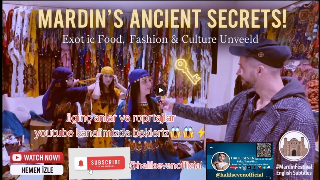 Rengarenk yöresel elbiselerin hikayesi⚡SECRETS OF MARDIN Ancient Food & Exotic Fashion! 🏰✨