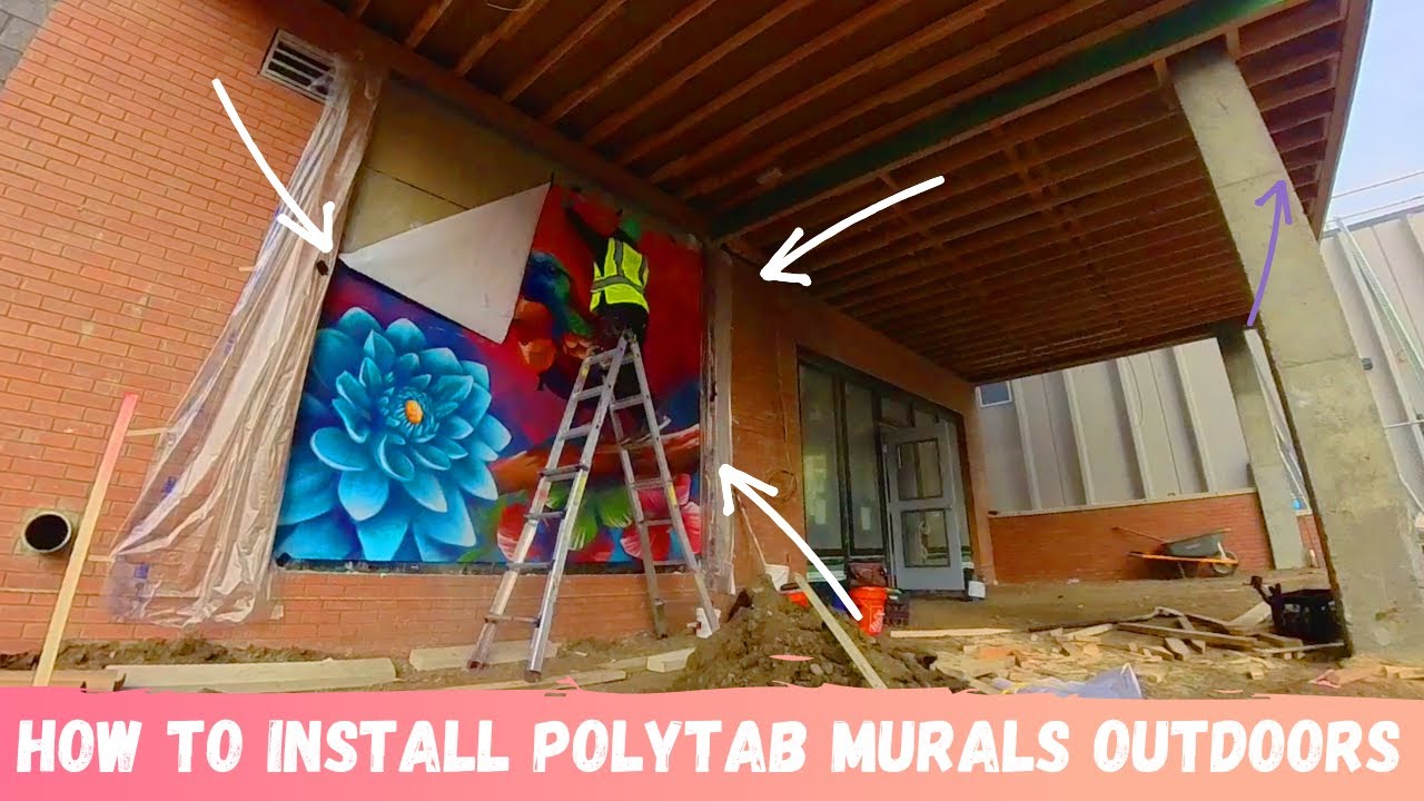 How to use Polytab Mural Cloth on outdoor/exterior walls