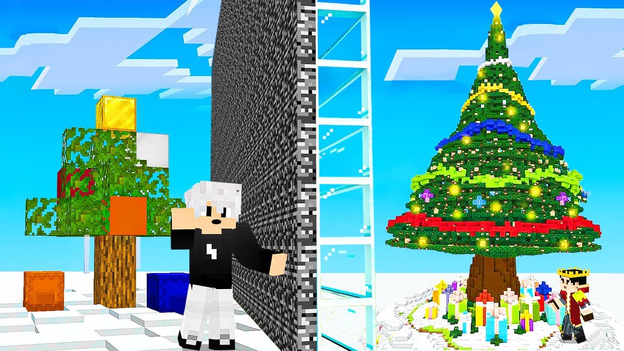 KO NAPRAVI BOLJU JELKU ZA 10 MINUTA U MINECRAFTU POBJEĐUJE! :O