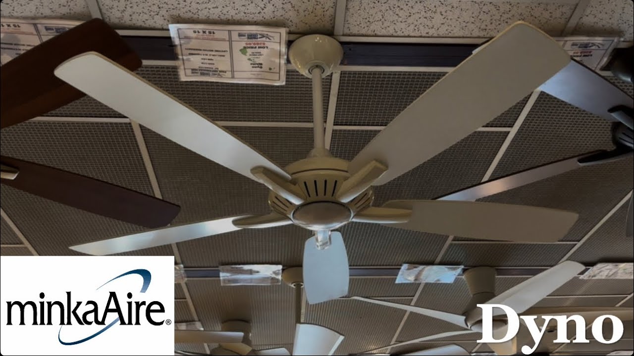 52&rdquo; Minka Aire Dyno ceiling fan (White, 2026 Remake)