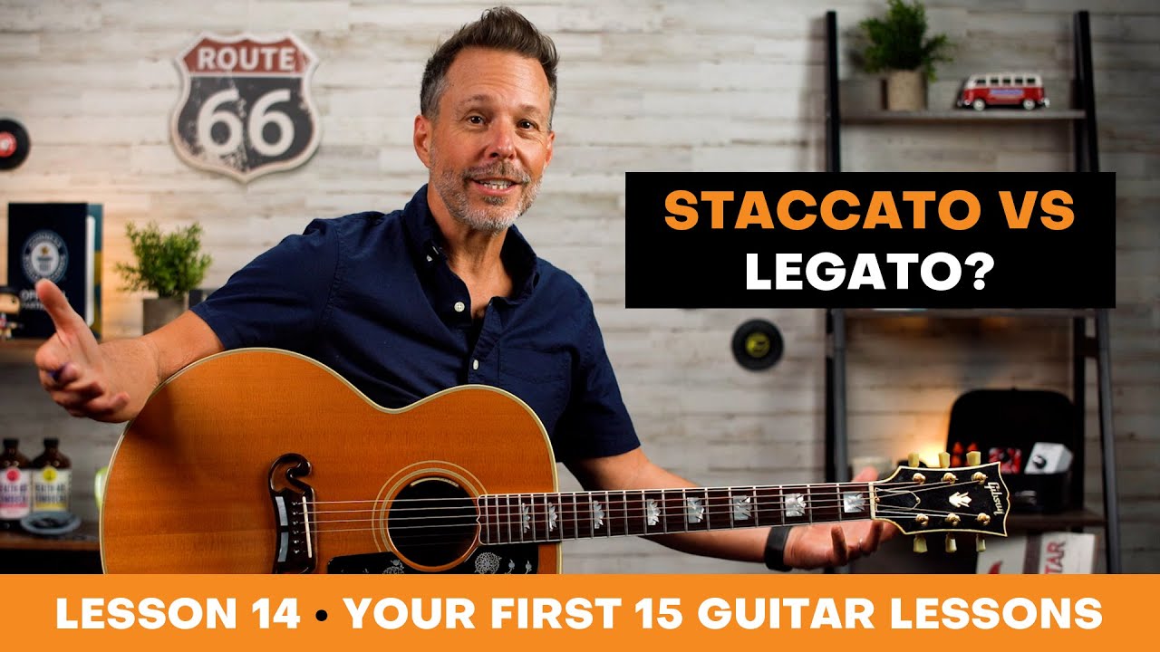 Stacatto Vs Legato Technique on the Guitar