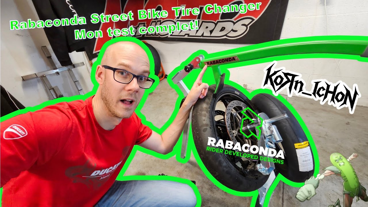 🛠 Test Rabaconda 🛠 - Machine à pneus #Rabaconda Street Bike Tire Changer