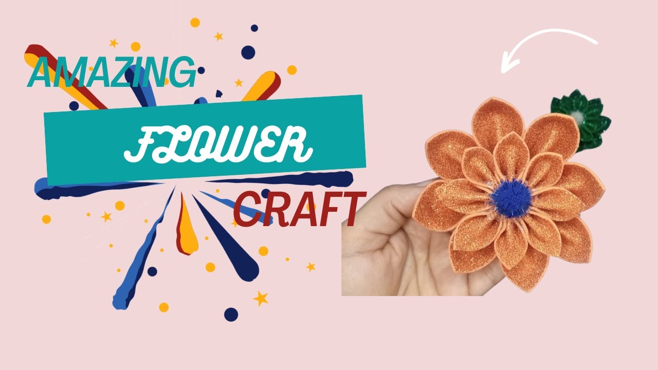 Make Fomic sheet Flowers #mystyle #easytomake #doityourself #papercraft #fomicsheet #sketchbook