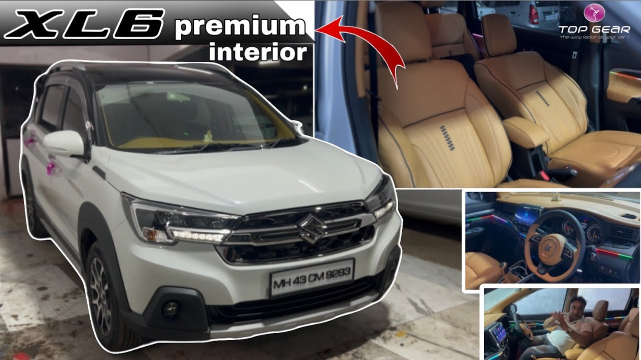 Xl6 superb interior transformation with topgear seat cover#xl6modified