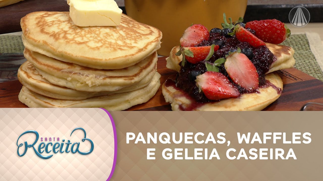 Panquecas, Waffles e uma Geleia Caseira para o seu café da tarde com os amigos