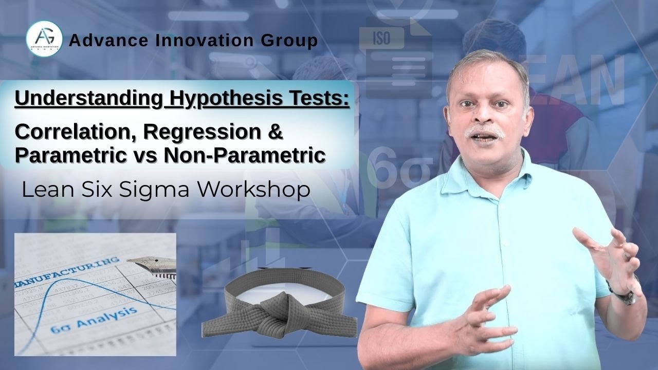 Lean Six Sigma Analyze Phase |Correlation, Regression & Parametric vs Non-Parametric
