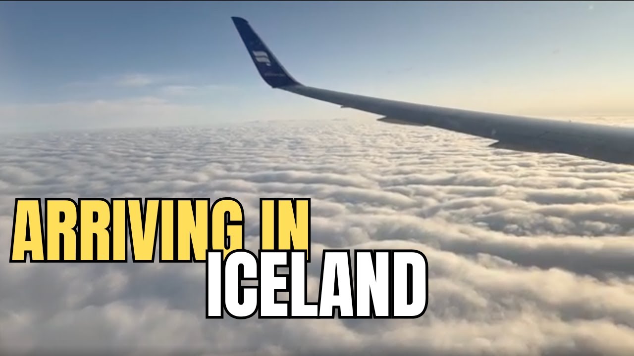 Flying Into Iceland 🇮🇸 Incredible Cloud Views Before Landing