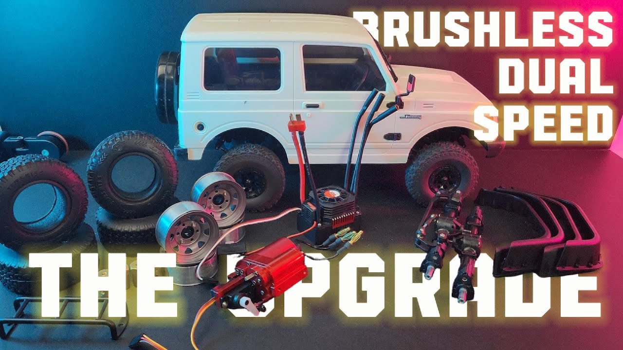 WPL C74 Suzuki Jimny Samurai Dual Speed Brushless Upgrade (Part 2)