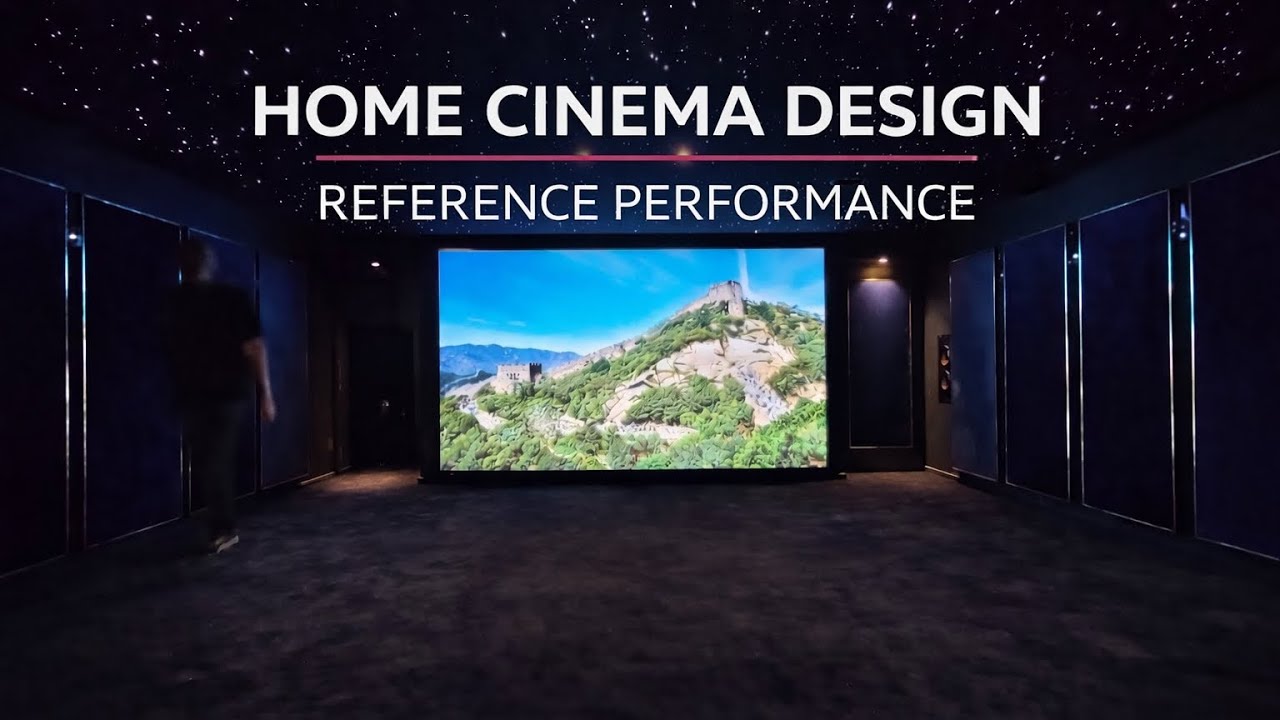 Completed Home Cinema Project | Immersive Audio & Star Ceiling Design