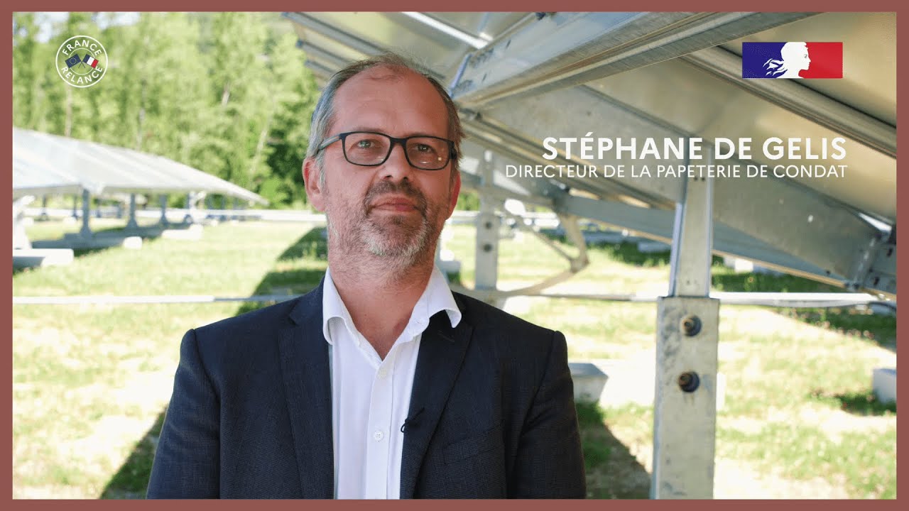 Centrale Solaire Thermique pour la papeterie de Condat (24) avec le Fonds Chaleur
