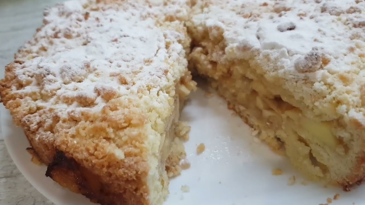 Вкусный яблочный пирог на скорую руку! Не болейте