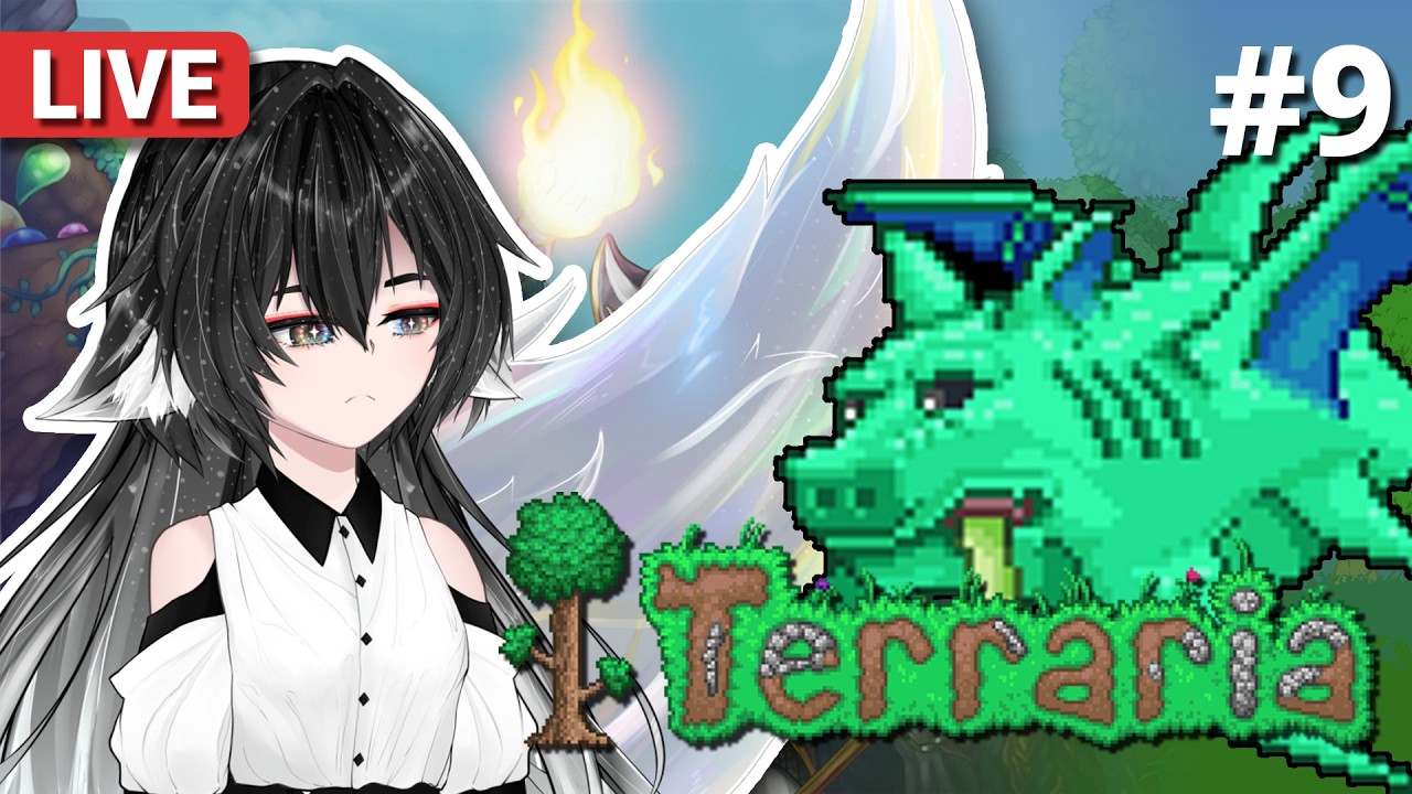 [ Terraria ] I'll defeat you Fish! | LIVE #9
