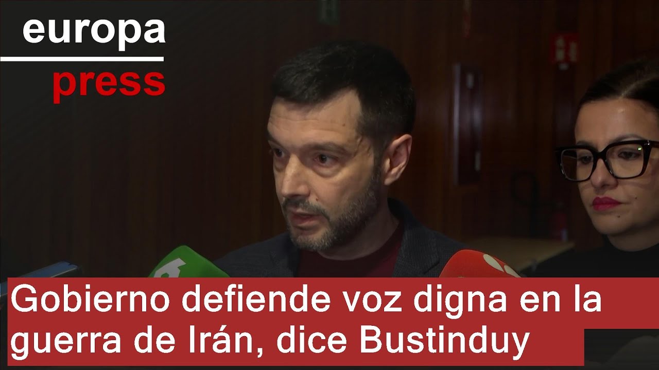 Bustinduy destaca que el Gobierno mantenga una voz 