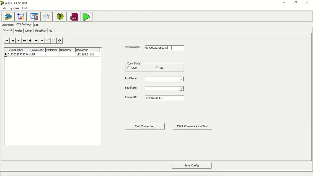 FC4 ESD Invoice Capture TIMS enabled Type C ETR machine using a POS software