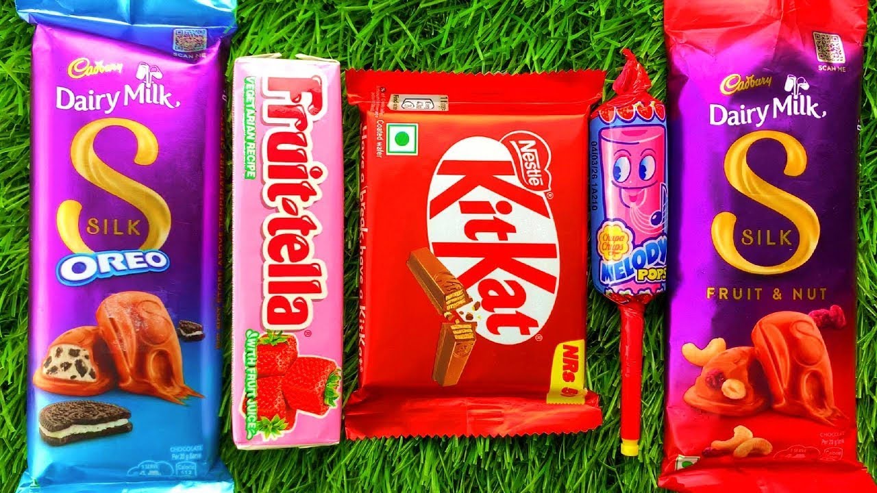 Satisfying Video Asmr lollipops candy and chocolate jelly gummy candy Asmr rainbow cutting video