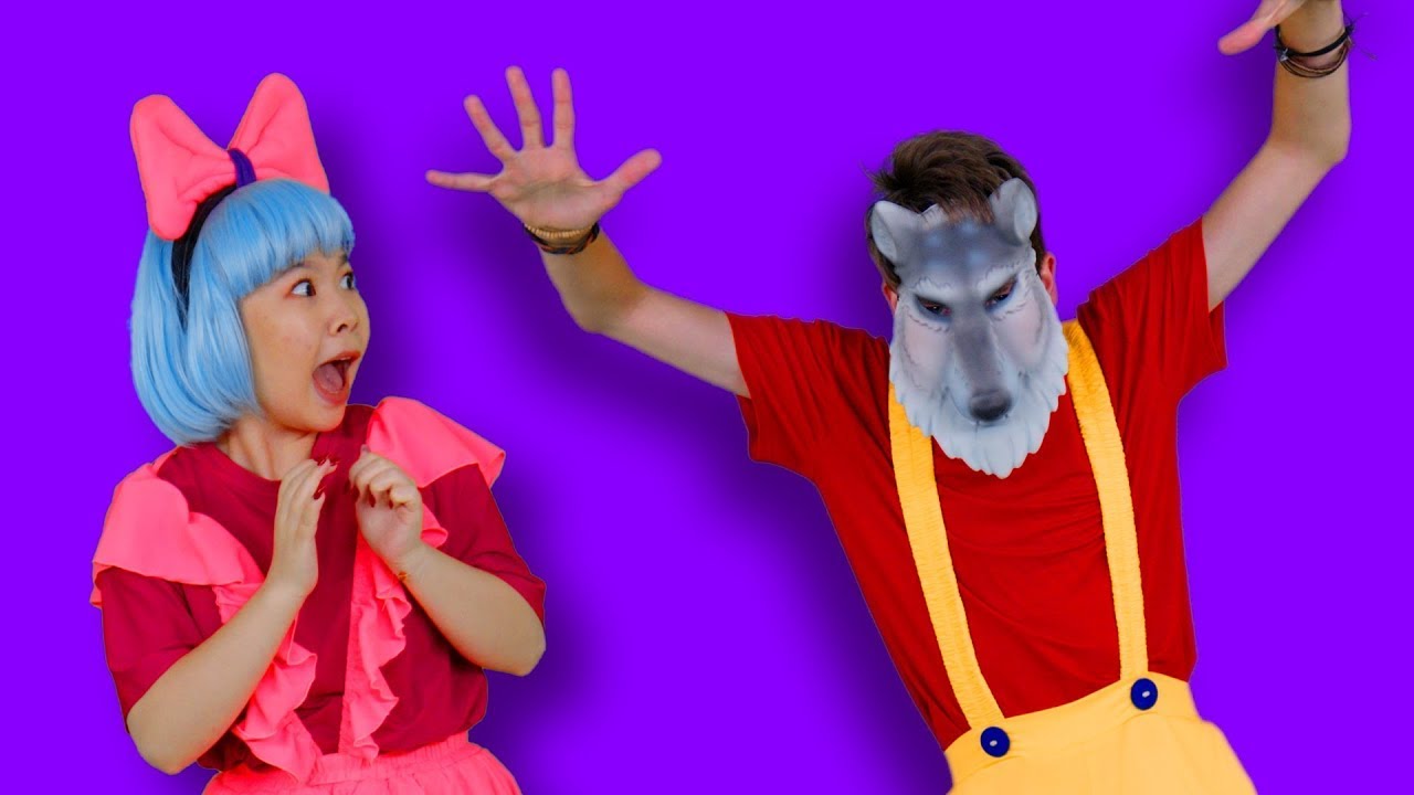 🐺🚫 ¡Lobo Grande y Gris, vete! & 👶❓¿Quién es el bebé real? | Canciones divertidas para niño