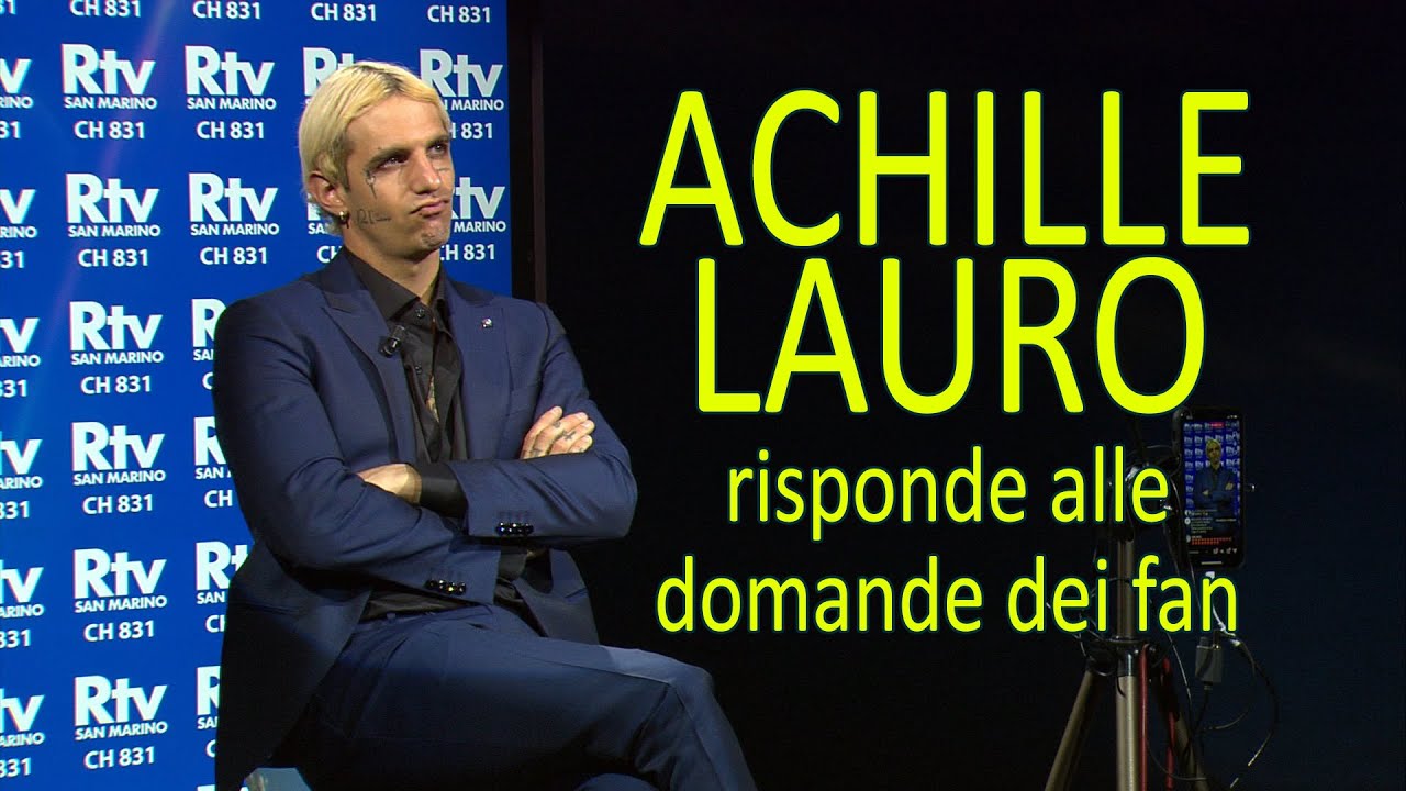 Achille Lauro risponde alle domande dei fan su Instagram
