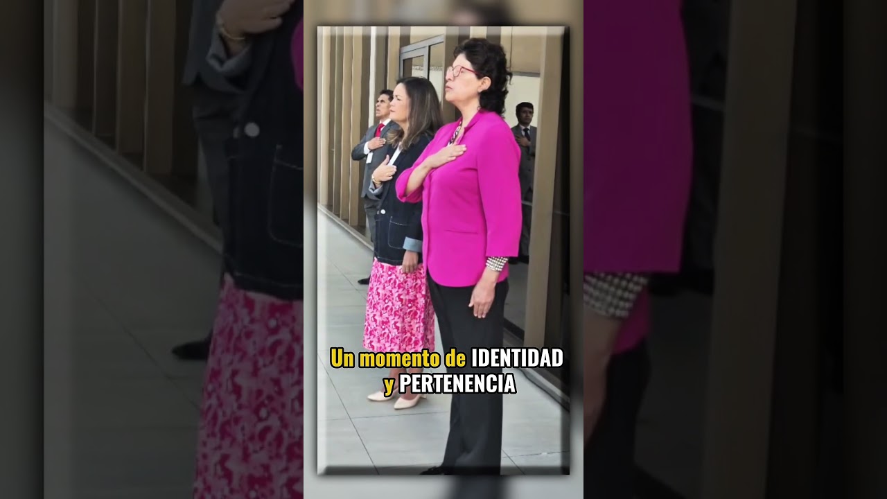 Reniec realiza izamiento de Pabellón Nacional