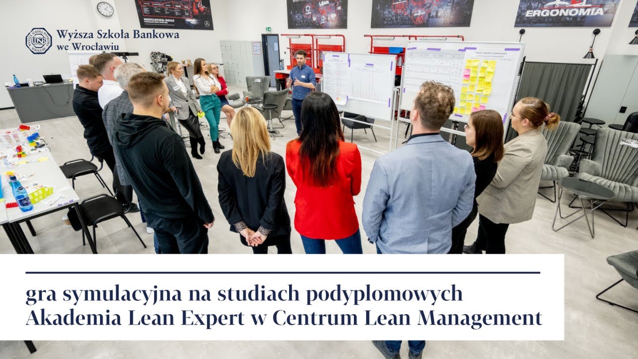 Gra symulacyjna na studiach Akademia Lean Expert | WSB we Wrocławiu