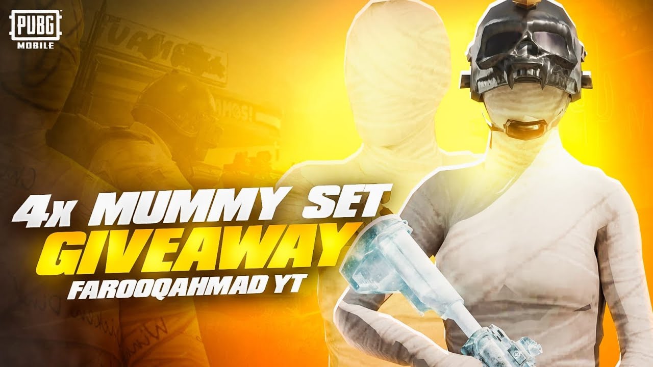 4 Mummy Set Giveaway & Chill Live Stream |🔥 PUBG MOBILE Live 🔥