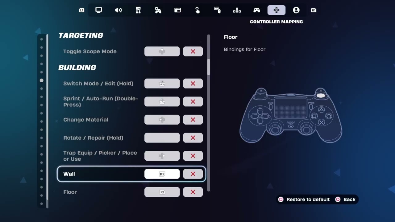 Fortnite settings
