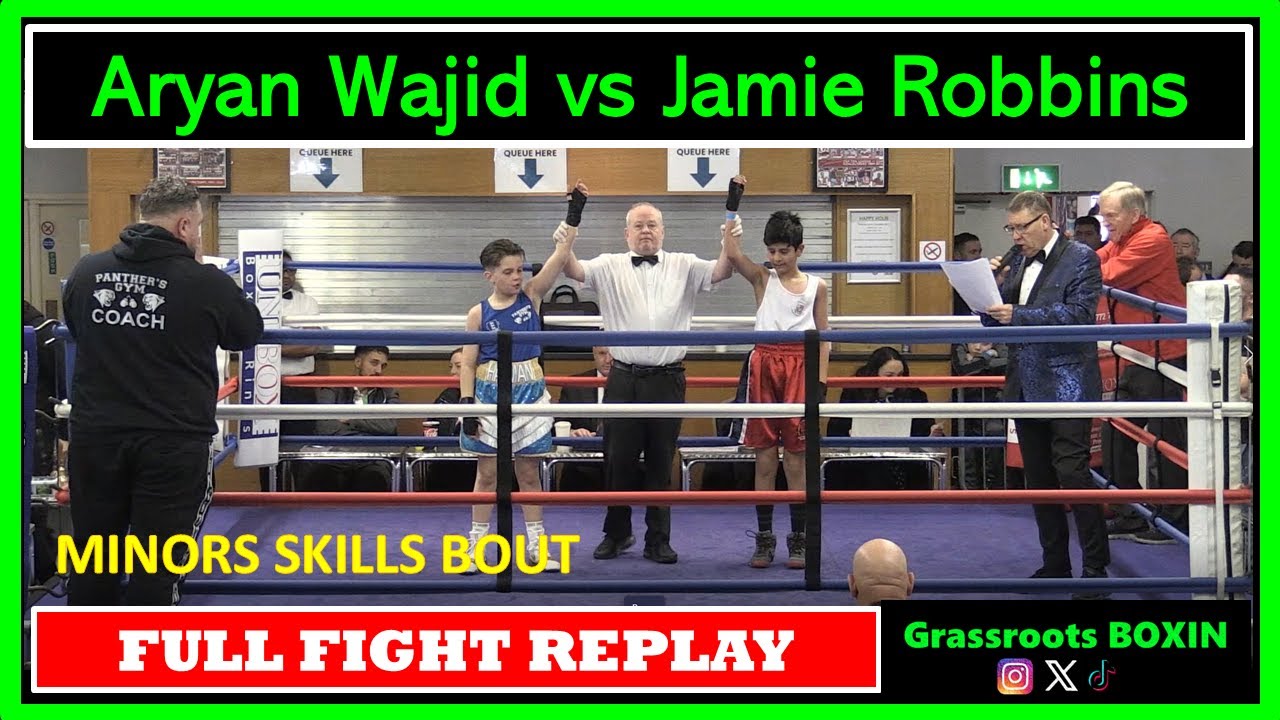 Aryan Wajid vs Jamie Robbins - FULL FIGHT - Guildford City Boxing Club Show (16/02/25)
