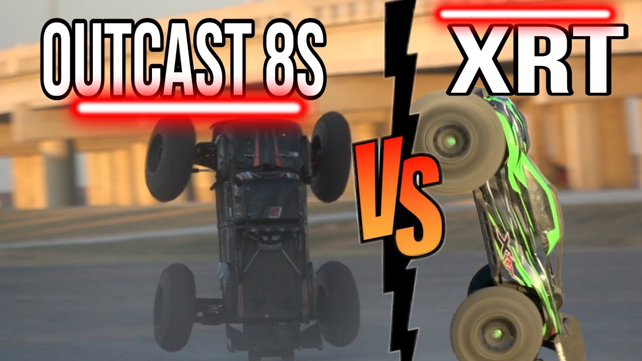 New Arrma Outcast 8s V2 VS Traxxas XRT!