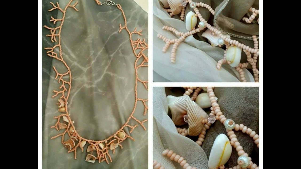 DIY -Collana Coralling con perline e conchiglie